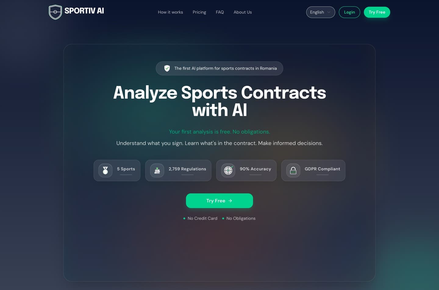 Sportiv AI - Sports Contract Analysis